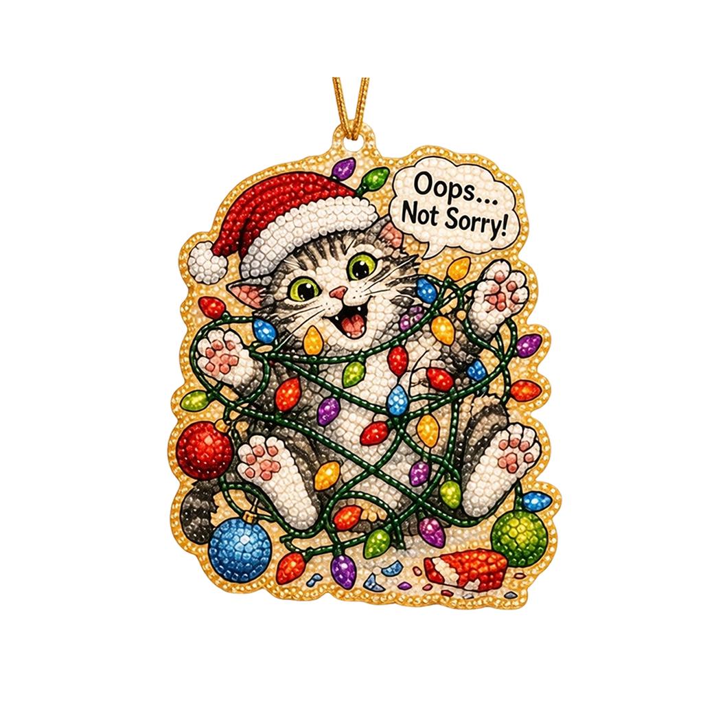 Christmas Hanging Ornament Festive Holiday DIY Decoration Set