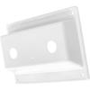 White Duo Faucet Mount KIT Faucet Bezel Stand Off Faucet Cover