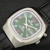 VINTAGE RICOH R31 AUTOMATIC JAPAN MENS GREEN COLOR DIAL WATCH A708204-1
