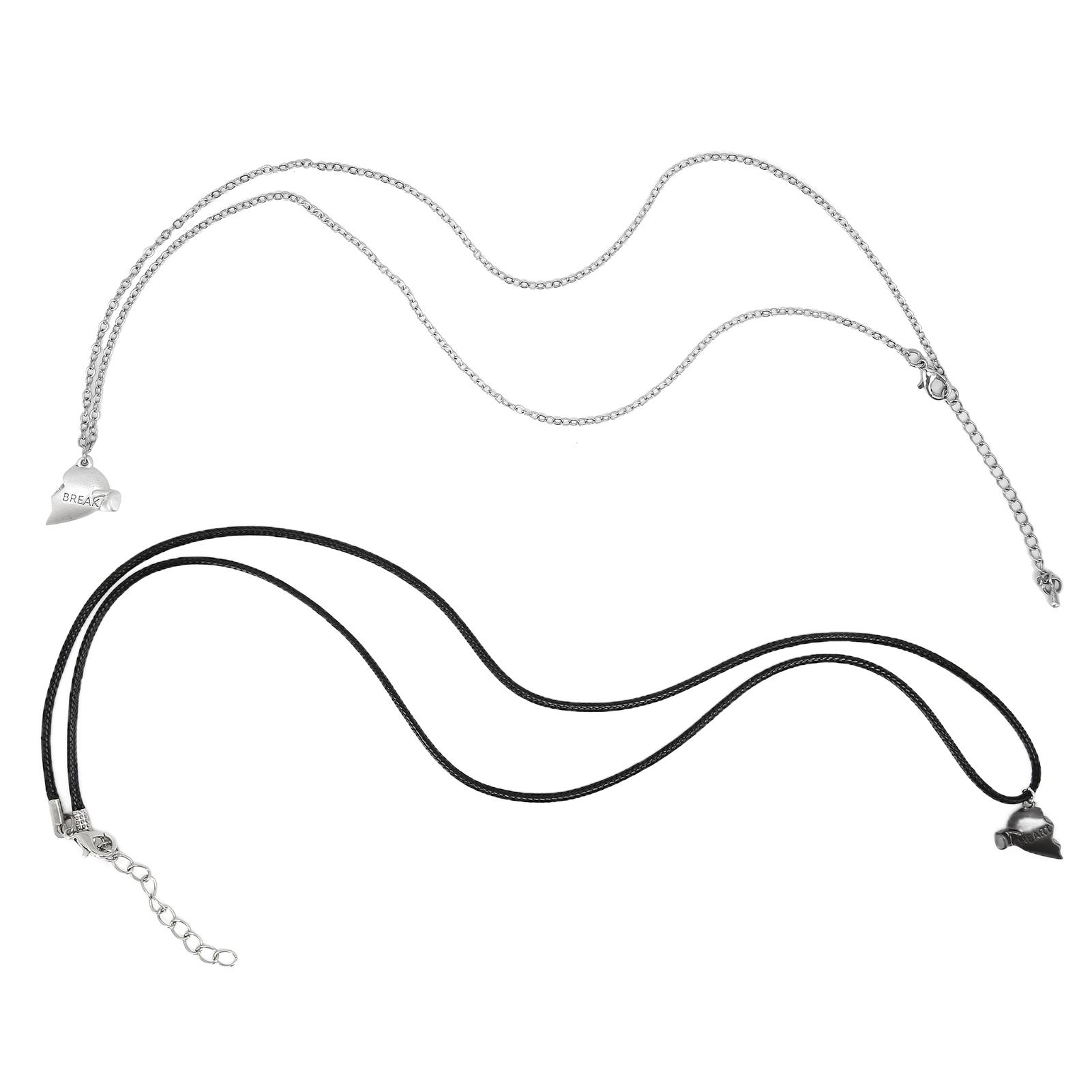 

Couple Love Pendant Necklaces Magnetic Matching Necklace Heart Couples Jewelry for Women Men