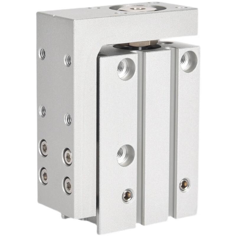 Compact Guided Slide Cylinder with Side Rod
