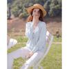 Mokana Women's V-Neck Knit Cardigan with Colorful Buttons
