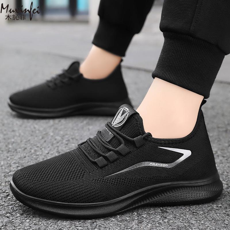 Sport Herrenschuhe Atmungsaktiv Lässig Sommer Neu Weichsohle Atmungsaktiver Mesh-Sneaker Rutschfest Herren Sommer Günstige Schuhe Ausverkauf