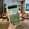 INS Korean Sunset Scenery Phone Case For Google Pixel 8 7 6 Pro Soft Shell For Pixel 6A 5 4 5A 4A 3A XL 5G Silicone Clear Cover