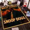 West Coast Vibes Rug Design Non-slip Rug Suitable for Living Room and Bedroom Sofas