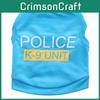 Stilvolles Haustier Hund Schwarz Polizei K-9 Einheit Weste T-Shirt Für Modische Welpen Und Katzen