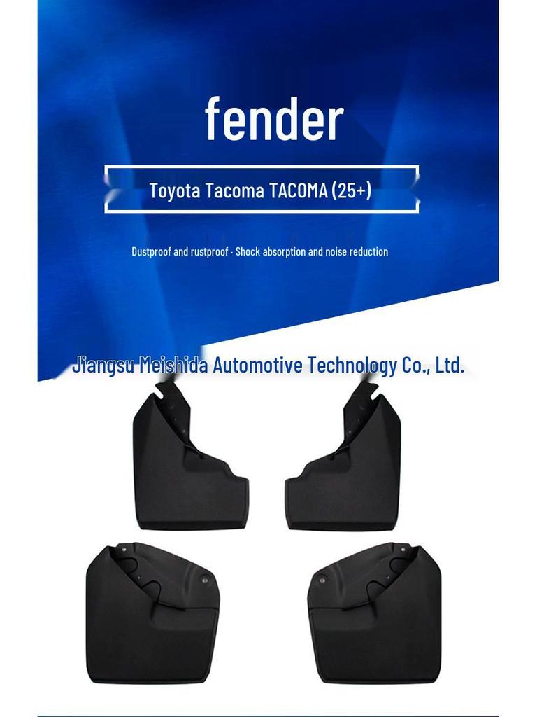 2025+ Toyota Tacoma Soft Rubber Mud Guards