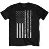 Malcolm X Freiheitsflagge T-Shirt Schwarz Neu Unisex T-Shirt