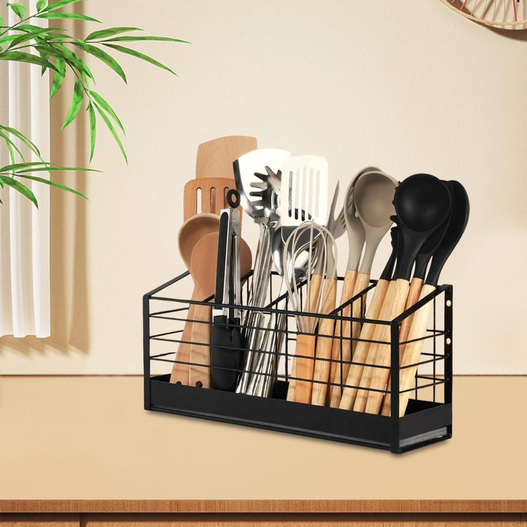 Counter Utensil Holder Chopsticks Cage Home Cutlery Modern Storage Rack Multifunctional