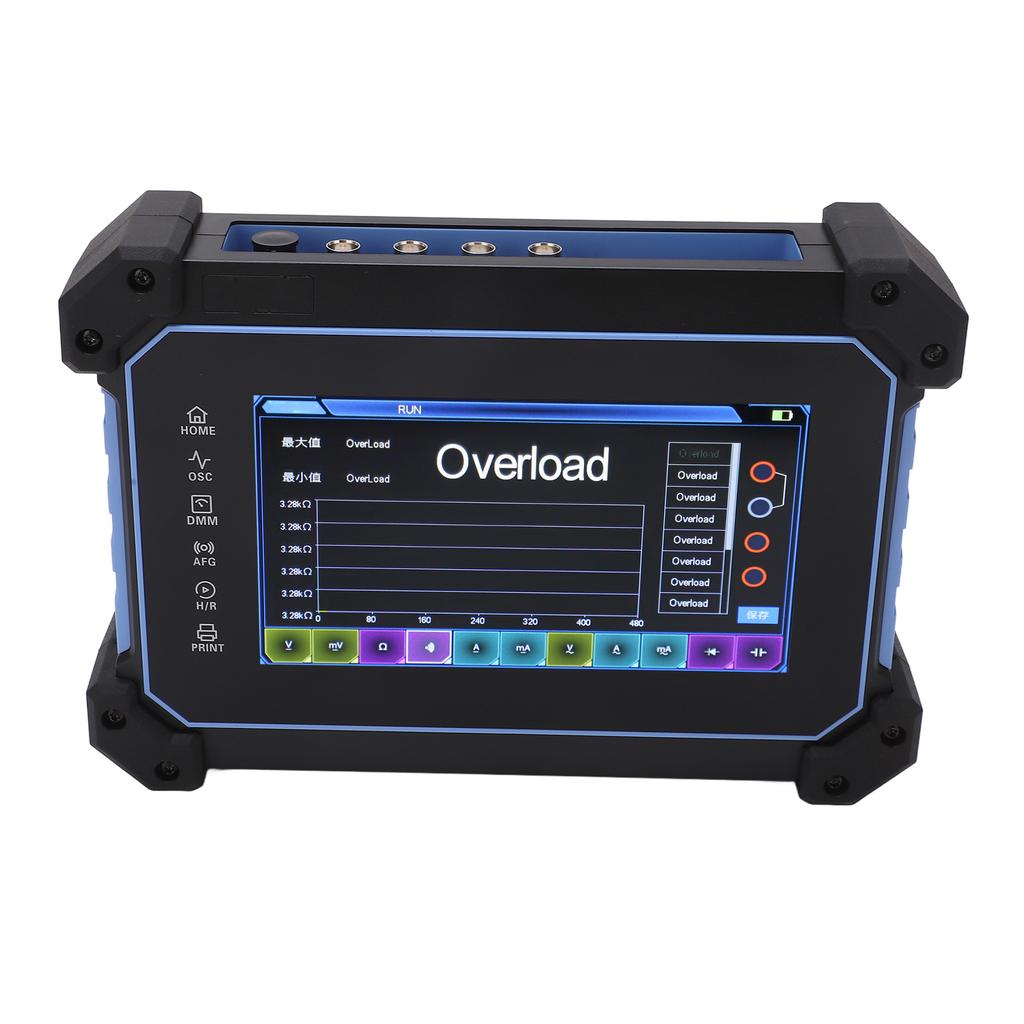 4 Channel Oscilloscope with Multimeter Multifunctional Full Touch Screen Oscilloscope