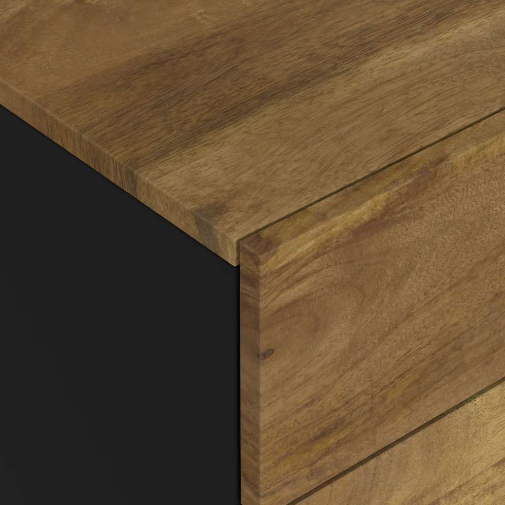 Nightstand 50 x 33 x 62 cm Solid Mango Wood & Engineered Wood