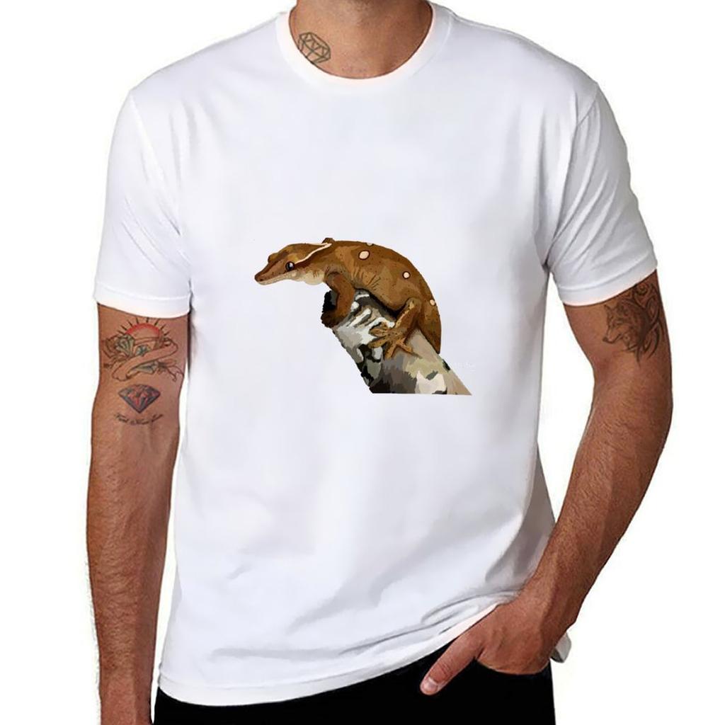 Sarasinorum Gecko Tshirt Plus Size Loose Short Sleeve Top