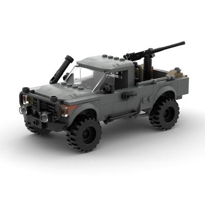 35CM Technical SWAT Military Chariot Car Truck Model Building Blocks Kits Toys for Children Kids Gifts Toy Bricks Car