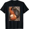 Punch Monkey Meme Cute Baby Plush Toy Sign of Mother Love T-Shirt