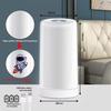 Modern USB Rechargeable Plug-In Dimmable Bed Lamp Night Lighting with Touch Control LED for Kids Bedroom Living Room