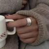 Chic Copper Geometric Ring For Women With Adjustable Open Design Perfect For Any Occasion