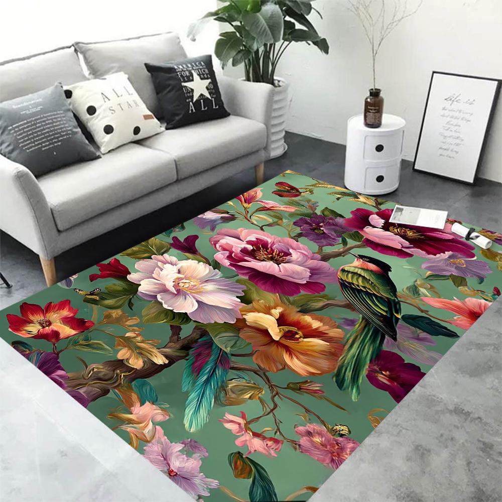 3D Tiger Leopard Gepard Löwe Wolf Bereichsteppich, Teppich für Wohnzimmer Schlafzimmer Sofa Fußmatte Küchendekor Kind Rutschfeste Bodenmatte