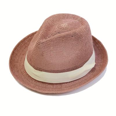 Edge City Straw Large Cool and 000299 Hat, Size, Breathable, (L, 41/Red)