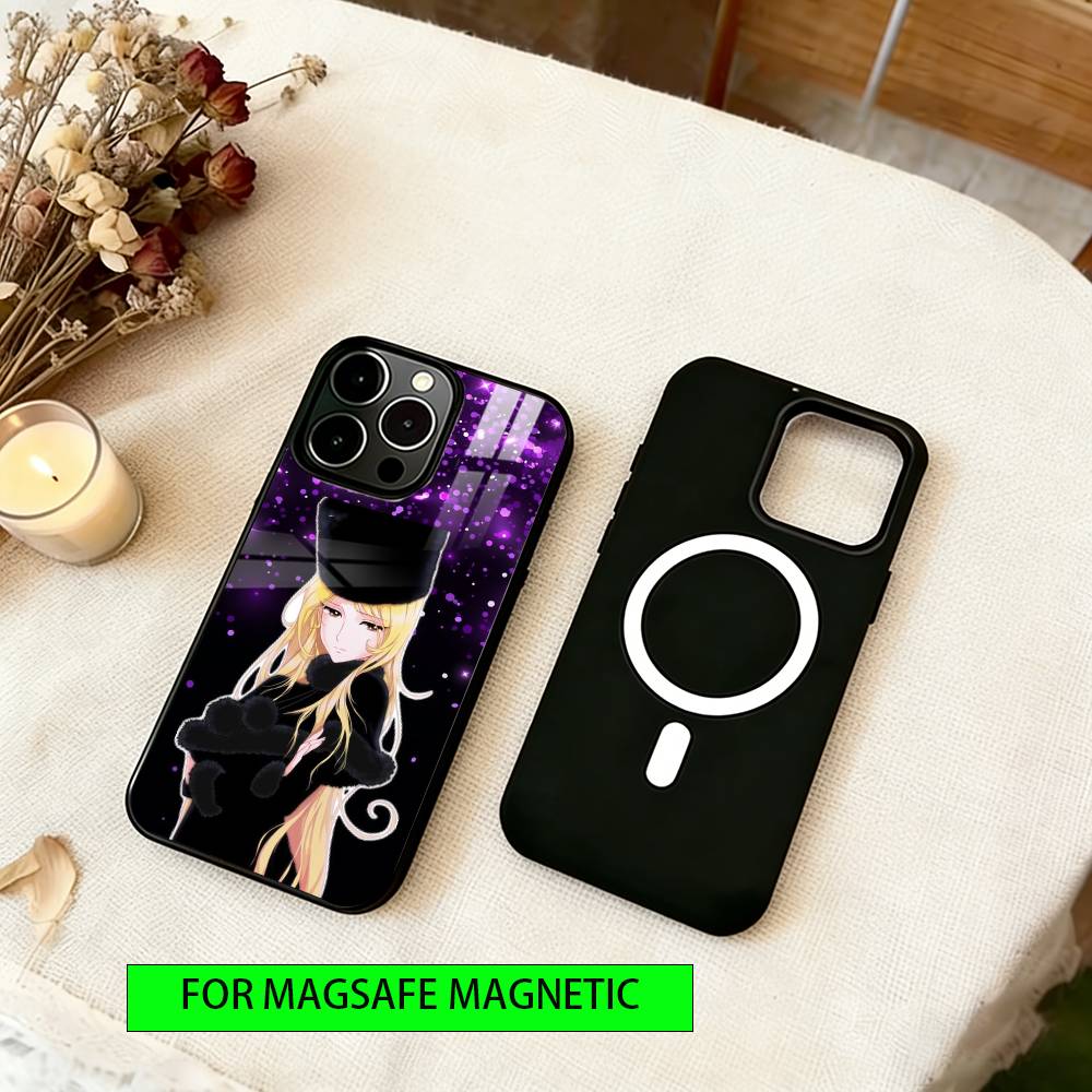 

Galaxy Express 999 Phone Case Magnetic with Magsafe Wireless Charging For iPhone17,16,15,14,13,12,11 Plus,Pro iPhone14ProMax