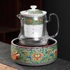Handcrafted Enamel Electric Tea Maker Set