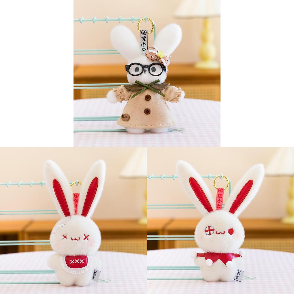 Cute Bunny Plush Backpack With Cartoon Design For Kids And Teens