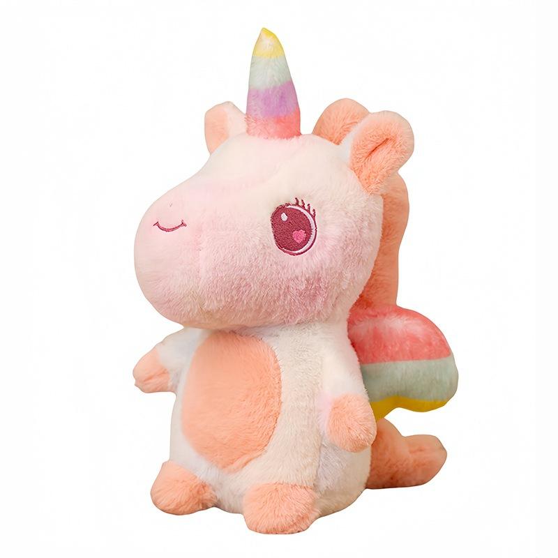 Cute Pink Unicorn Doll Plush Toy Unicorn Doll Child Companionship Follow Pillow Doll