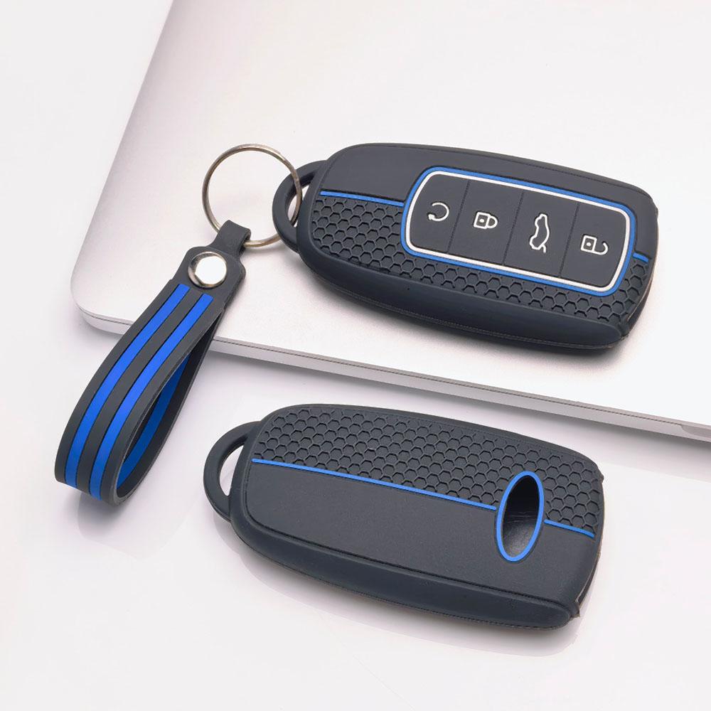 Silicone Key Fob Cover keychain for Chery Tiggo 8 Pro Tiggo 7 Pro Omoda C5 Arrizo 8 for Exeed TXL TX LX VX Anti-Scratch Guard Shockproof