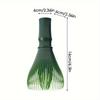 1PC Resin Matcha Whisk Chasen Brush Tools for Matcha Green Tea Powder Reusable Powder Whisk with Whisk Holder Tea Ceremony.