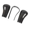 3Pcs Gear Shift Knob Cover Trim Protective Carbon Fiber Gear Shifter Cap Cover Interior Accessories