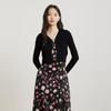 Gejin Women's Short V-Neck Knit Cardigan