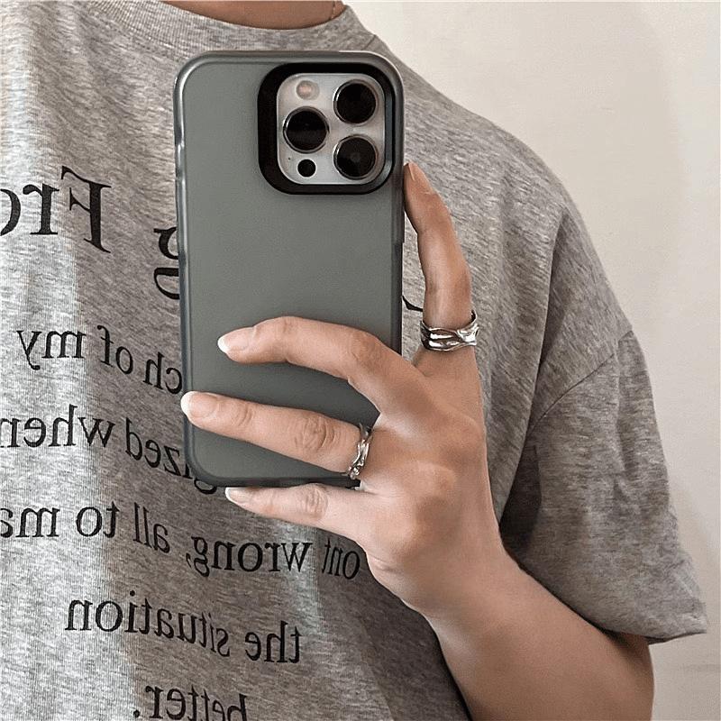 

Чехол для телефона Apple 15 iPhone 13/14 Матовый Полупрозрачный 12 Простой 11 Высококлассный Мягкий чехол iPhone 15Plus