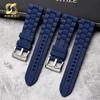 Para Pulseira de Relógio CITIZEN Blue Angel AT8020-54L/8020-03L/JY8078 Silicone Macio à Prova d'Água Pulseira Masculina Azul Preto 22mm 23