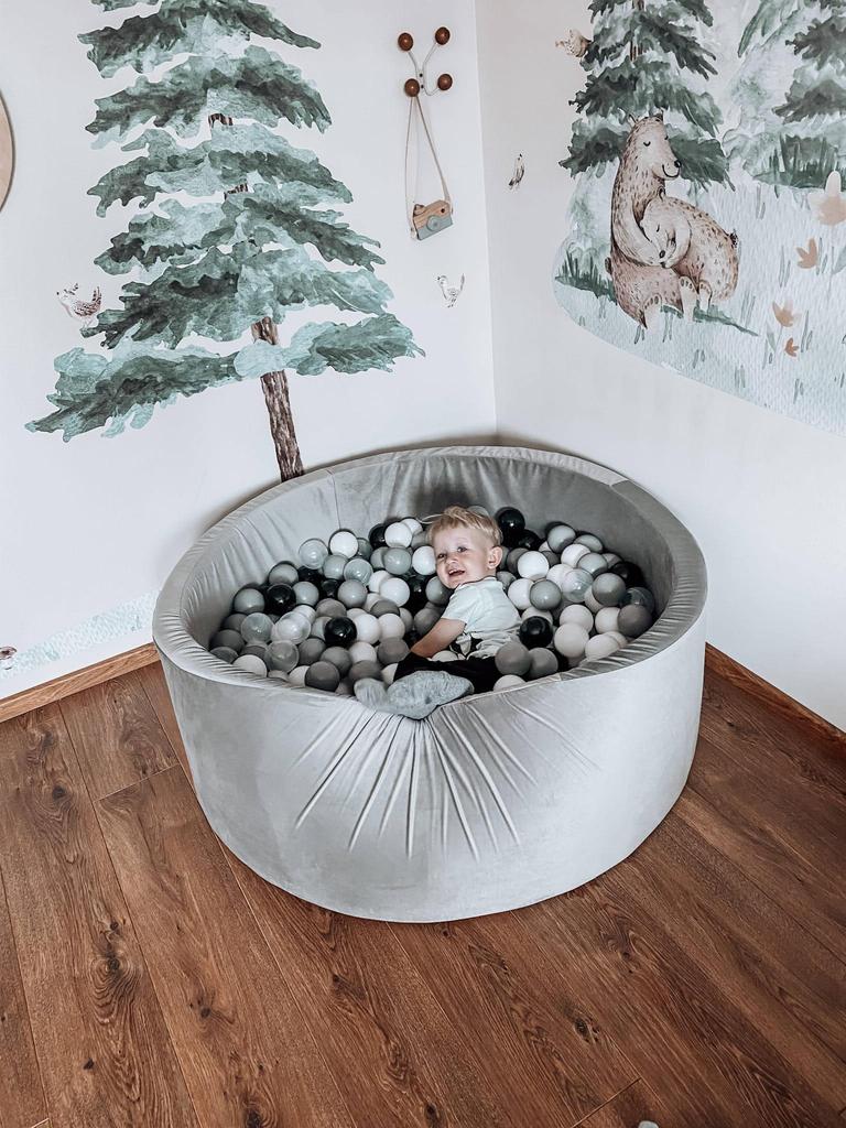 Velvet Gray Foam Playground Hills