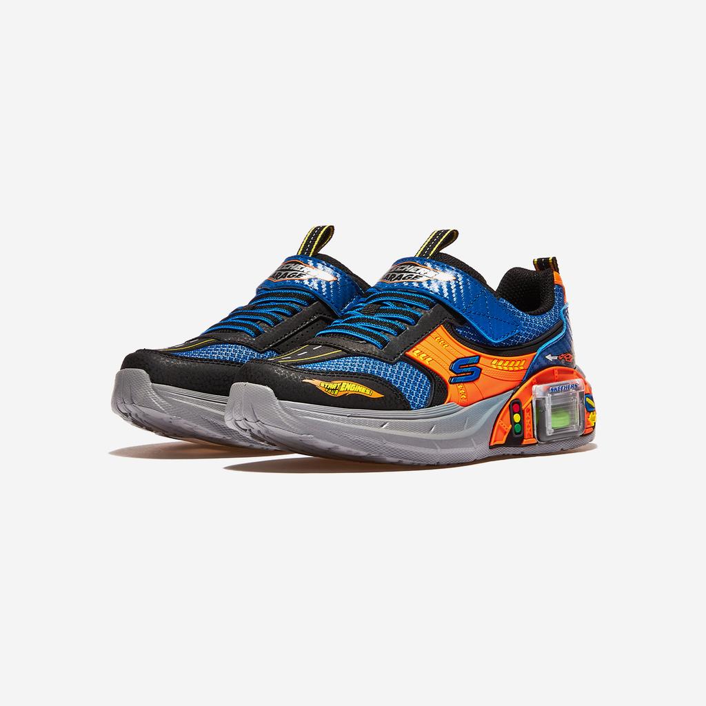 [SKECHERS] Kids Garage Sneakers [402150L-BBOR]