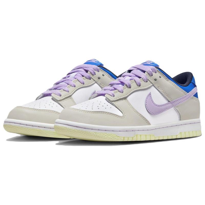 Nike Dunk Low Khaki Blue Pink GS Sneakers FB9109-103
