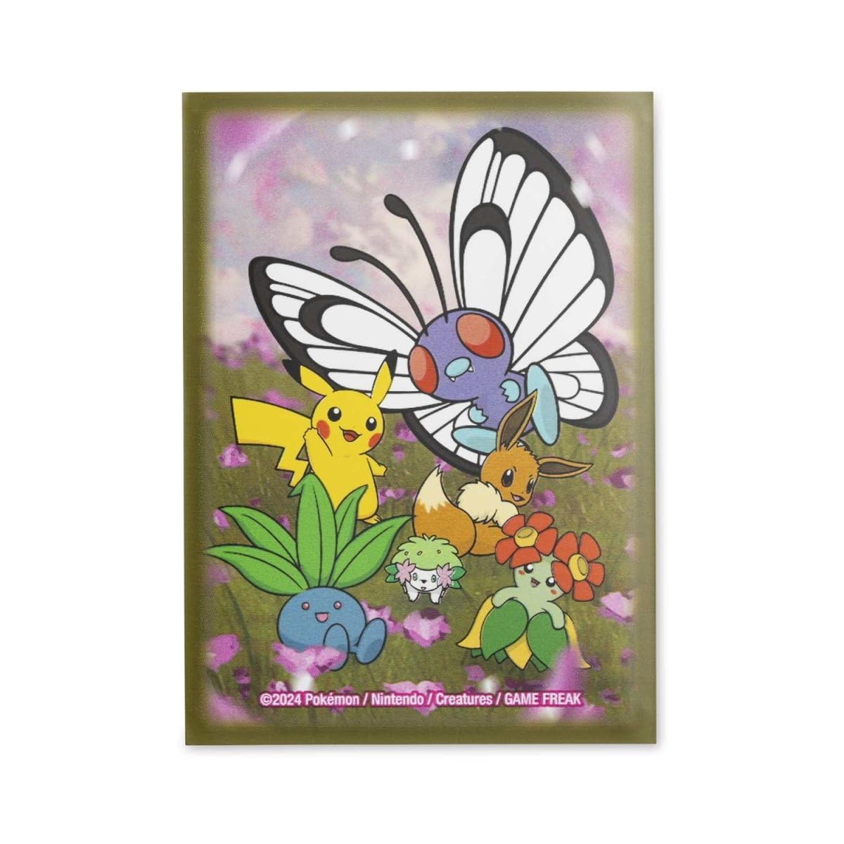 

POKEMON Покемон Цветочный Узор Flurry Карточный Рукав Центр TCG (65 рукавов)