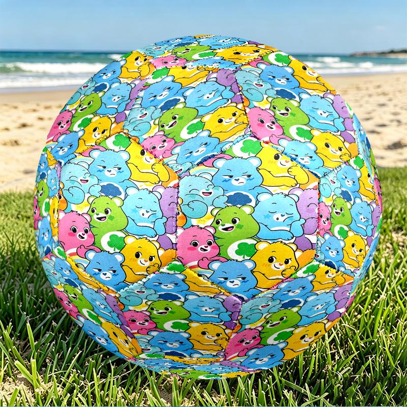 Care Bears Print Size 5 Soccer Ball, PU Wear Resistant Football for Match Training and Daily Practice, Birthday Gift for Soccer Fans