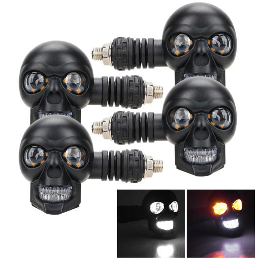 2/4Pcs Clear Turn Signal Light Long-Lasting Performance Easy Installation Universal