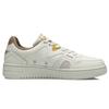 Li Ning Synthetic Leather Slip Resistant Abrasion Resistant Low Top Skateboard Shoes Men's White Yellow AGCR317-4