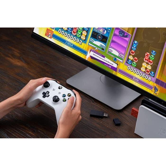8Bitdo Adaptateur Wireless USB Version 2 pour Windows/Raspberry Pi/Steam Deck/Xbox/PS5/Nintendo Switch