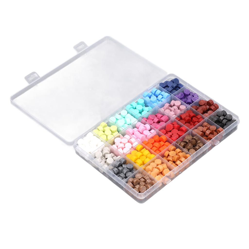 Wax Sealing Kit DIY Making Retro Design Easy Melting Portable Vintage Sealing Wax Crafts Set for
