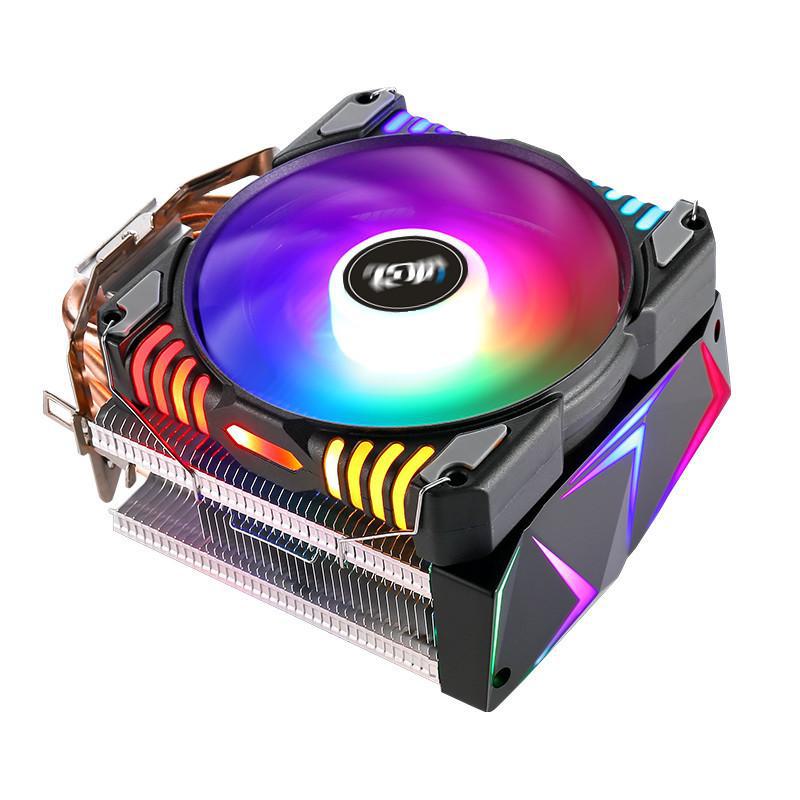 12cm Multi-Platform CPU Cooling Fan with Radiator and RGB Sync for Intel 1155/AMD