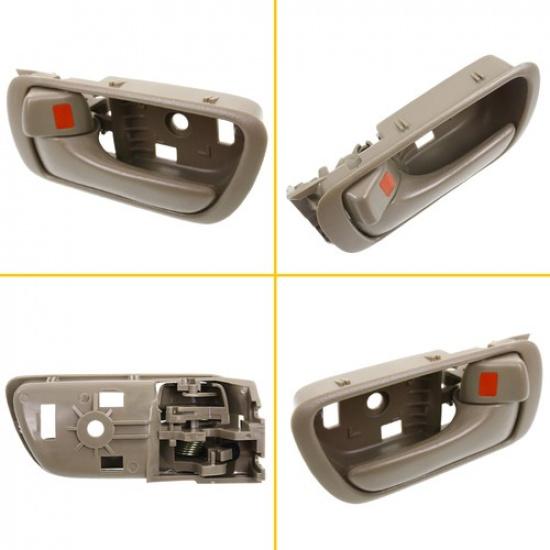Set Of Interior 4 Door Handle For 2006 2002 - Camry Toyota Front Rear Left Right