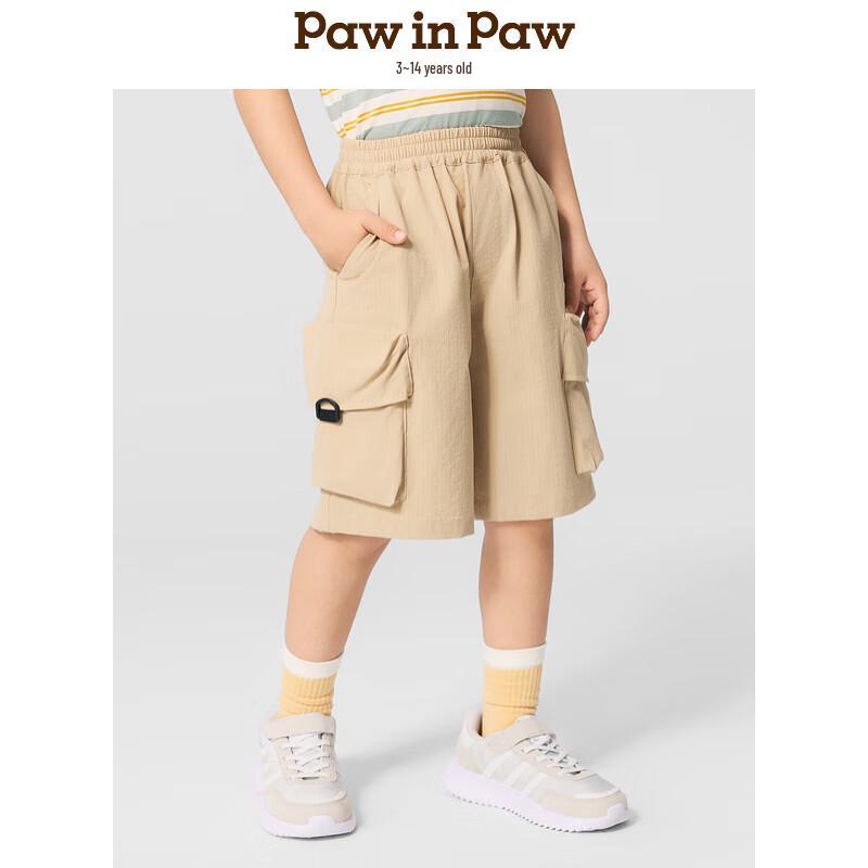 PawinPaw Boys  Cartoon Bear 3/4 Cargo Shorts 120