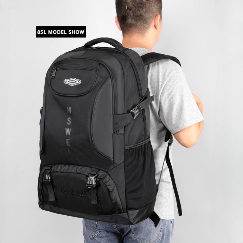 2024 New Outdoor Travel Backpack 50L/65L/85L Large Capacity Duffle Bag High Quality Oxford Waterproof Breathable Travel Bag Business Trip Hiking Bag