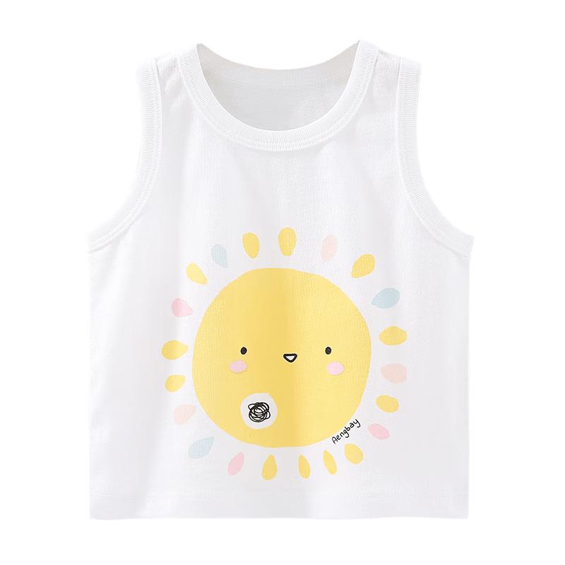 Aengbay Baby Pure Cotton Vest 90