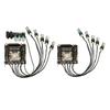 Mini Bluetooth-compatible 5.0 2 Channel HiFi Sound Amplifiers Module, 200Wx2+350W Power Receiver with Input for Indoor and Outdoor Entertainment