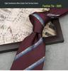 Men's Formal Wine Red Wedding Tie - 8CM Hand-Tied Groom Suit Accessory