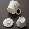 Mutton-Fat Jade Porcelain Tea Infuser Set with Filter