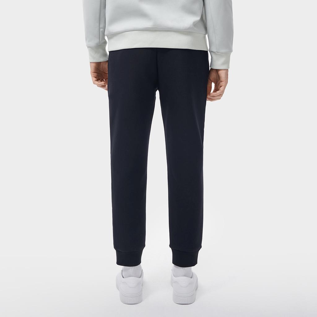 FILA Solid Color Woven Straight Leg Casual Pants Men bottoms Black F11M317802F-BK